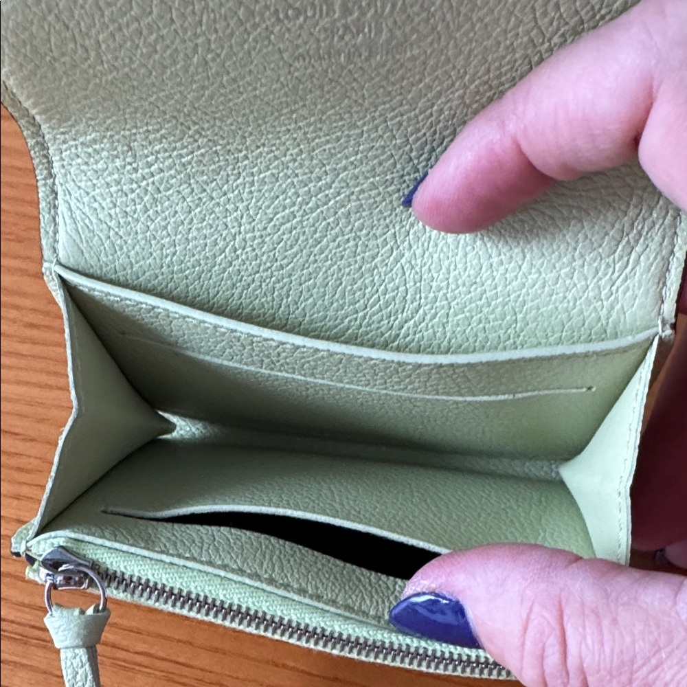 Louis Vuitton Rosalie Coin Card Holder, Pistachio Green Empreinte Leather - Picture 6 of 10